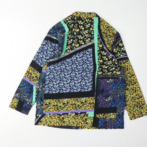 River Island Women's Multicolour Bomber Jacket Size 8