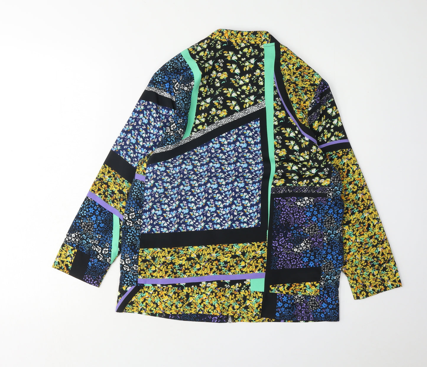 River Island Women's Multicolour Bomber Jacket Size 8