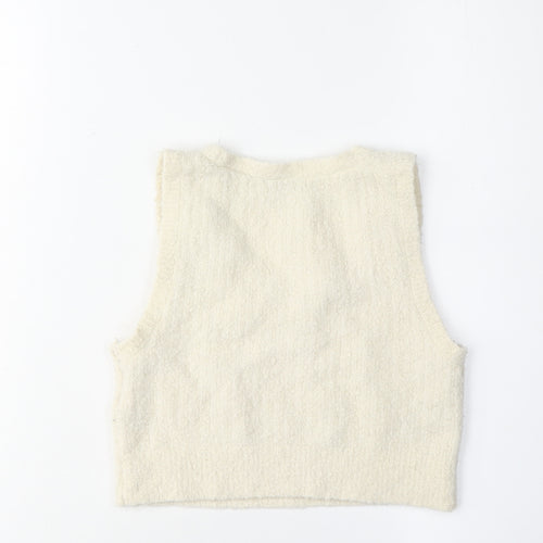 & Other Stories Women’s Ivory Wool Tank Top, Size S