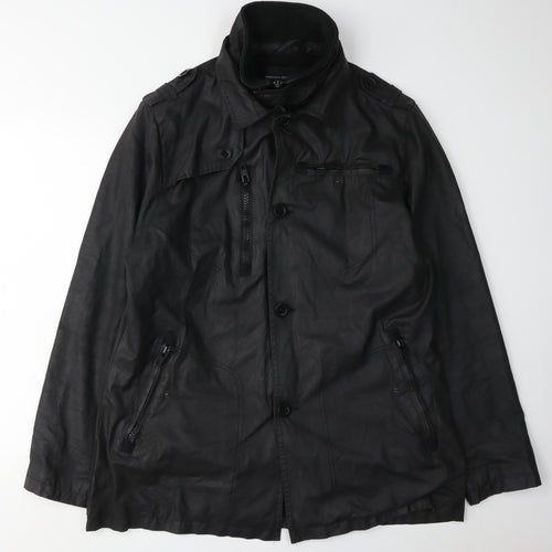 French Connection Men's Black L Cotton Jacket