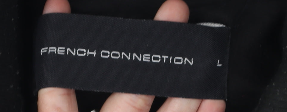 French Connection Men's Black L Cotton Jacket