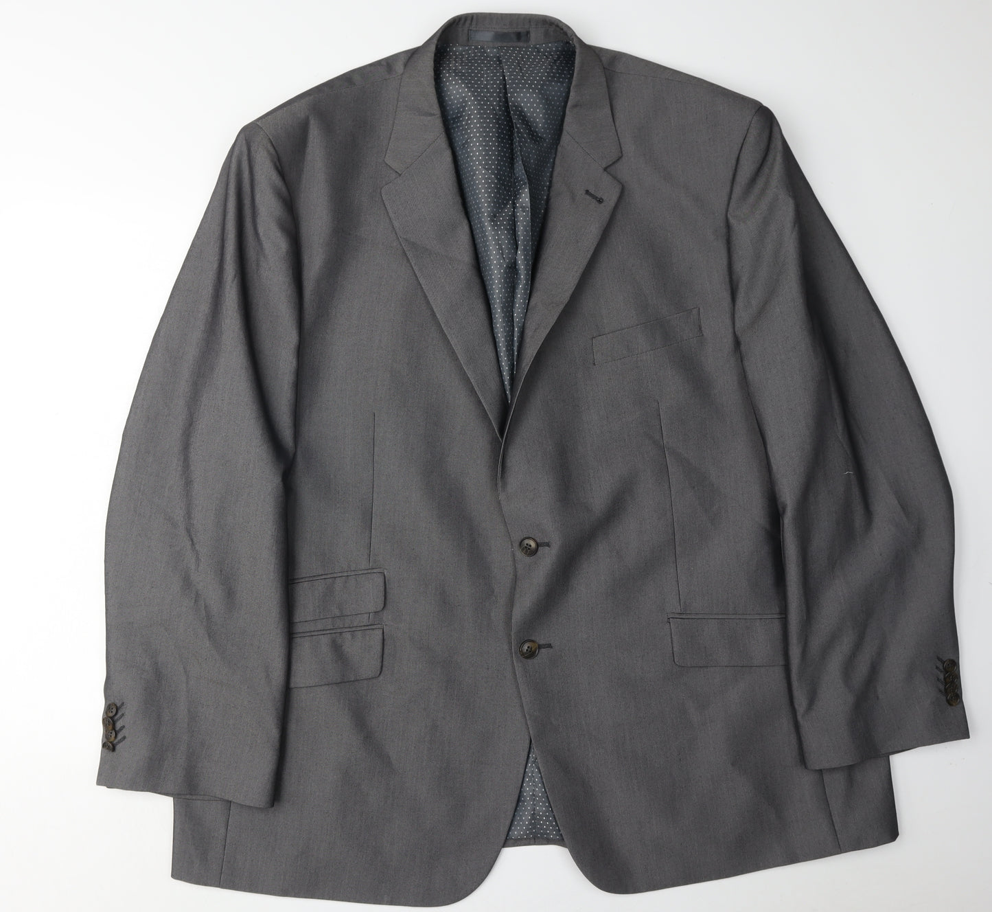 Greenwoods Men's Grey Blazer 54, Regular Fit Jacket