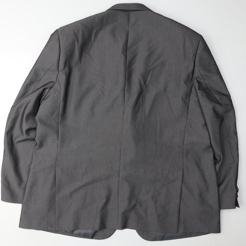 Greenwoods Men's Grey Blazer 54, Regular Fit Jacket