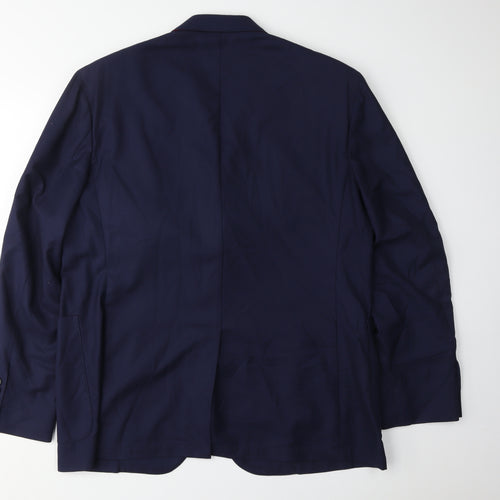 Hackett Men's Blue Blazer Regular Fit 44S