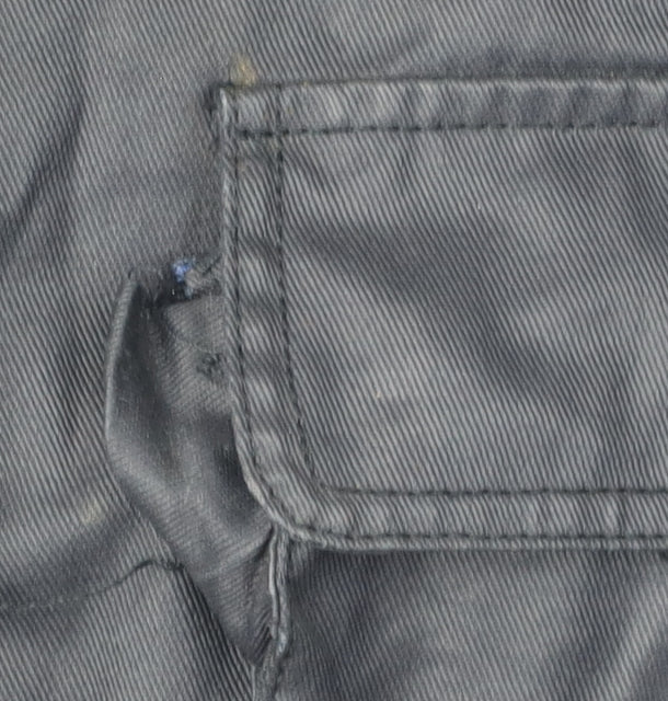 Yumi Women's Black Anorak Jacket Size 8 with Pockets