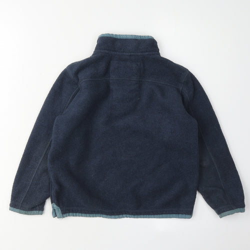 Fat Face Boys Blue Pullover Sweatshirt 6-7 Years Hooded