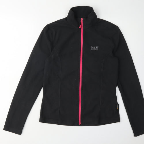 Jack Wolfskin Women's Black Fleece Jacket Size 8/10