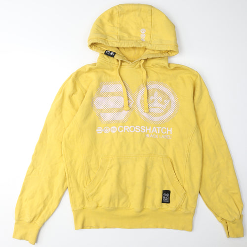 Crosshatch Men’s Yellow Pullover Hoodie - Large