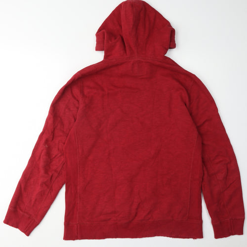 Abercrombie & Fitch Men's Red Hoodie, Size S