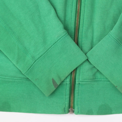 Blurr Men's Green Full Zip Sweatshirt Small