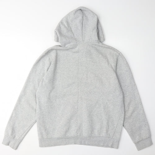 FILA Men's Grey Hoodie S Pullover Logo Style