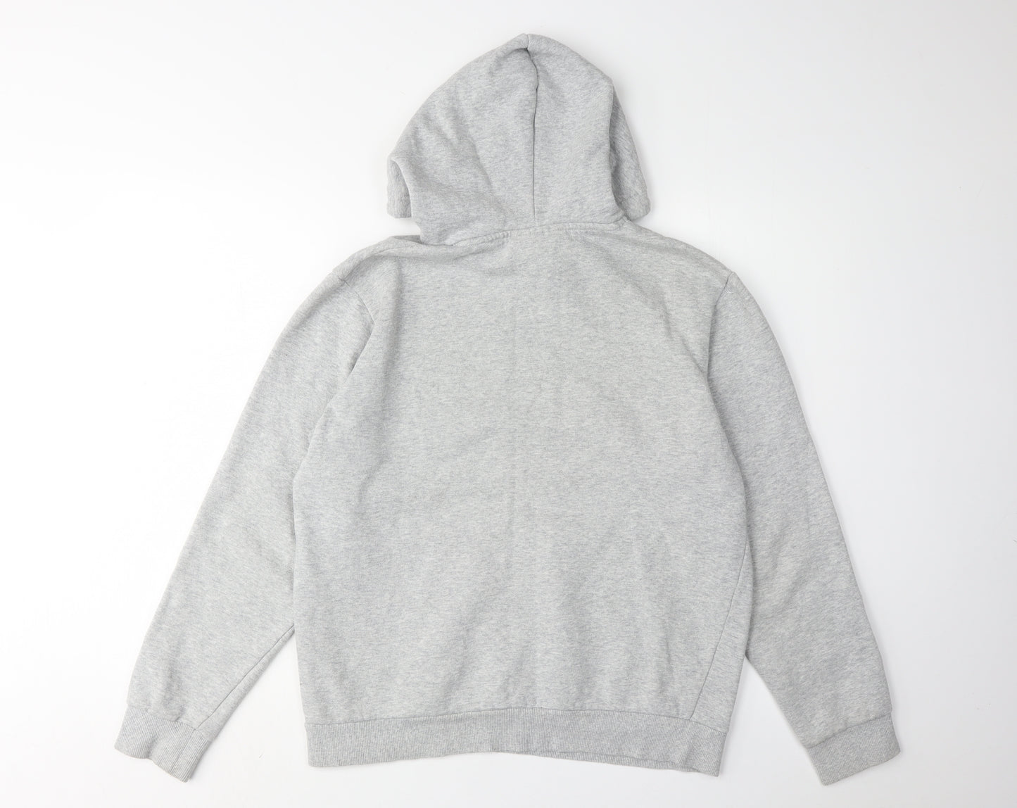 FILA Men's Grey Hoodie S Pullover Logo Style