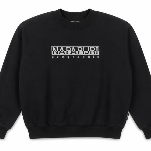 Napapijri Unisex Black Logo Sweatshirt XS