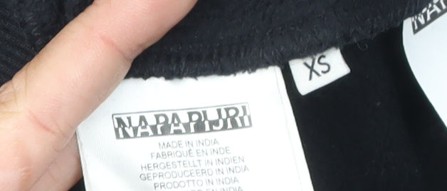 Napapijri Unisex Black Logo Sweatshirt XS