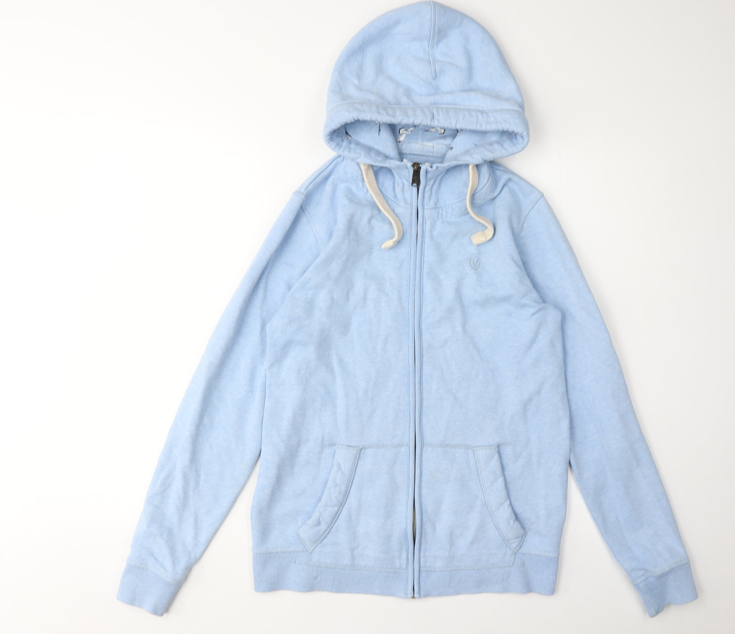 FatFace Women's Blue Full Zip Hoodie Size 8