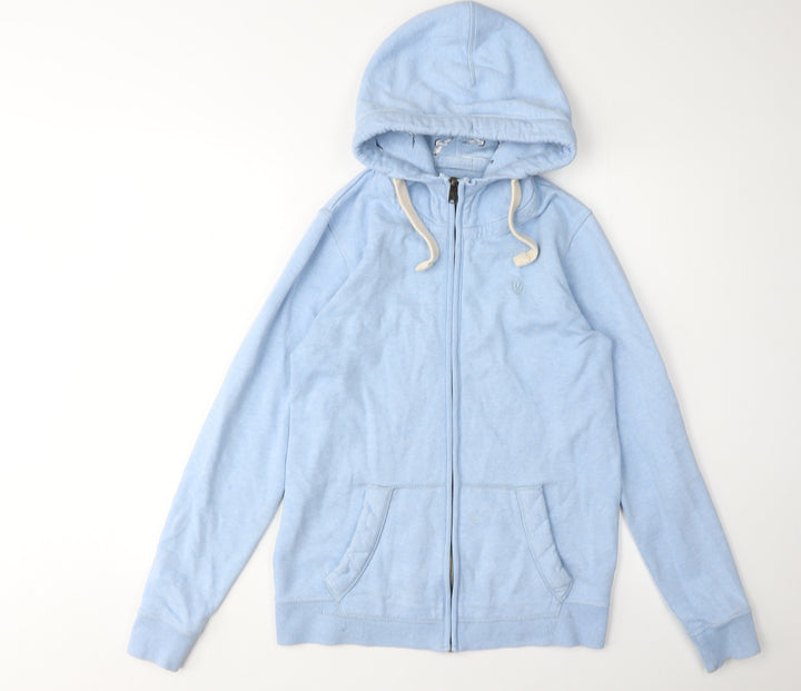 FatFace Women's Blue Full Zip Hoodie Size 8