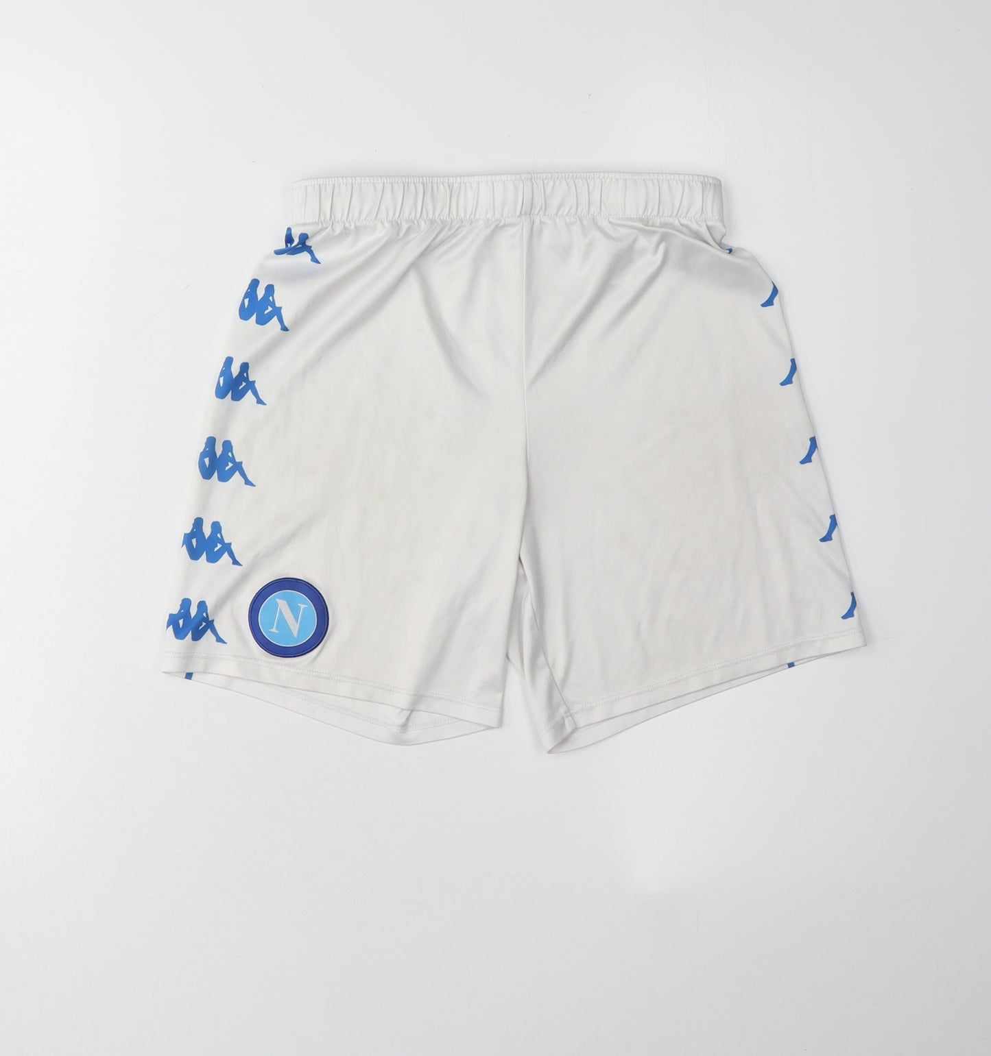 Kappa Boys White Athletic Football Shorts, 12-13 Years