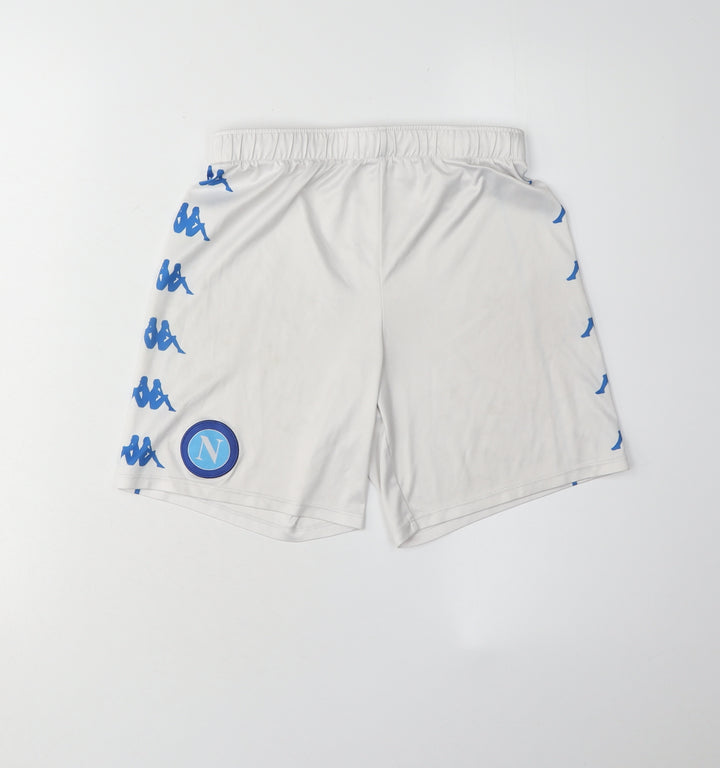 Kappa Boys White Athletic Football Shorts, 12-13 Years
