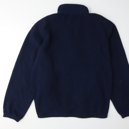 Lucy & Yak Unisex Blue Fleece Sweatshirt M