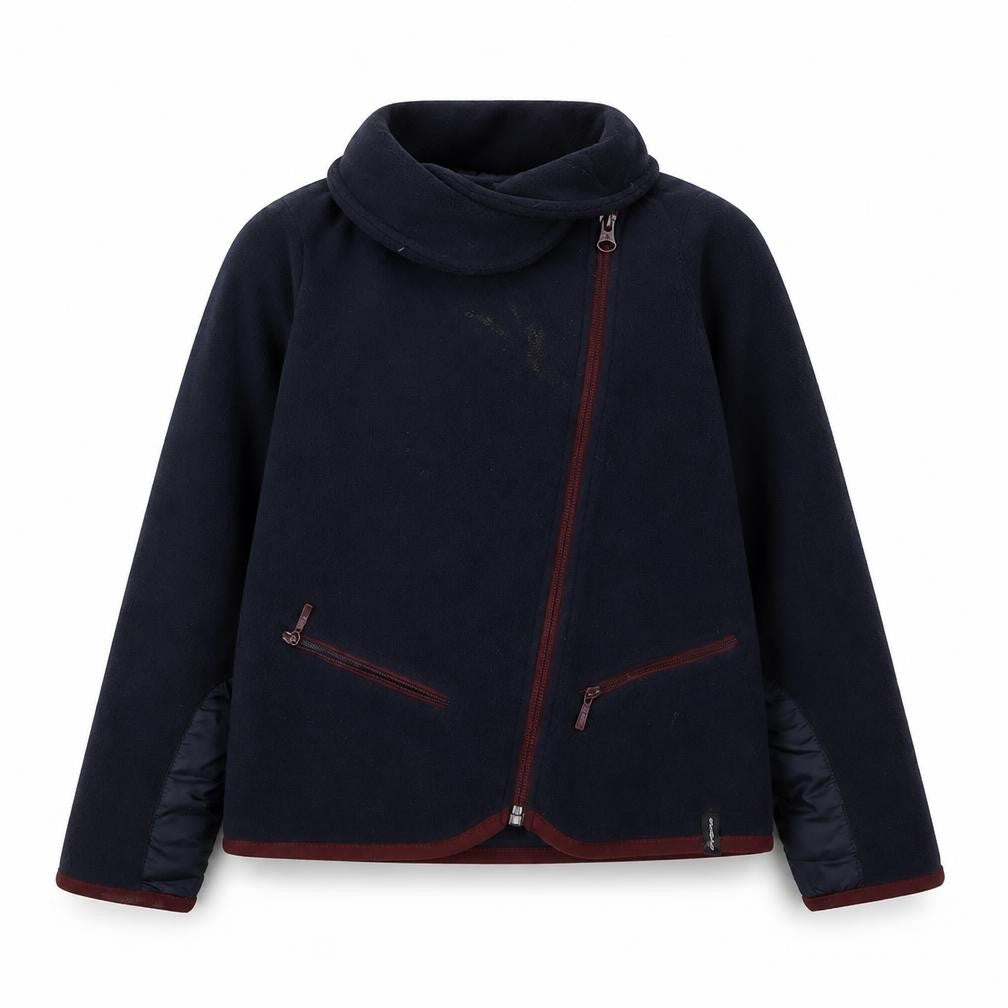 Decathlon Blue Girls Fleece Jacket Age 8 - Warm & Cosy