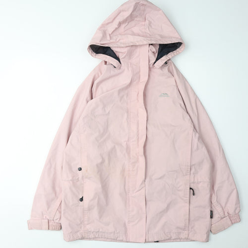 Trespass Women's Pink Rain Coat Jacket M