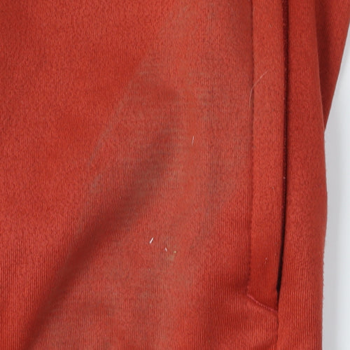 Decathlon Men's Red Full Zip Hoodie Size S
