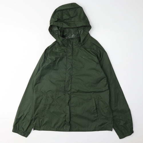Mountain Warehouse Boys Green Windbreaker Jacket 13 Years