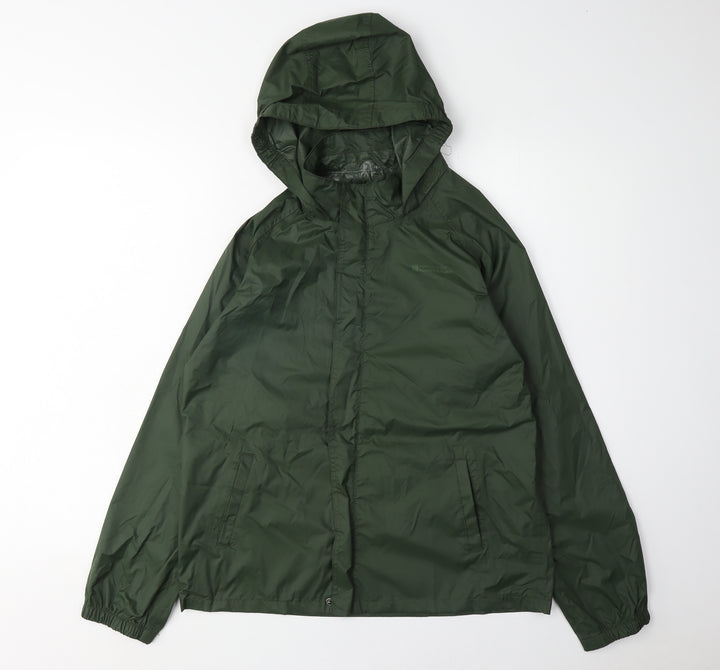 Mountain Warehouse Boys Green Windbreaker Jacket 13 Years