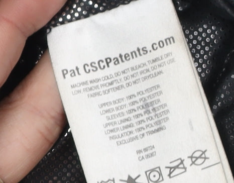 Columbia Men's Black Puffer Jacket Small Hooded