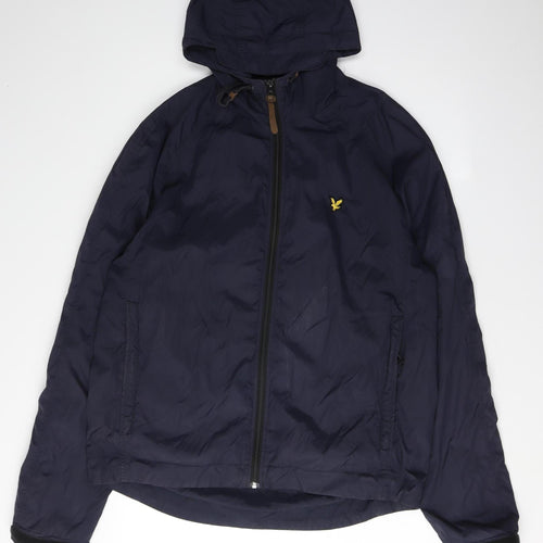 Lyle & Scott Men's XL Blue Windbreaker Jacket