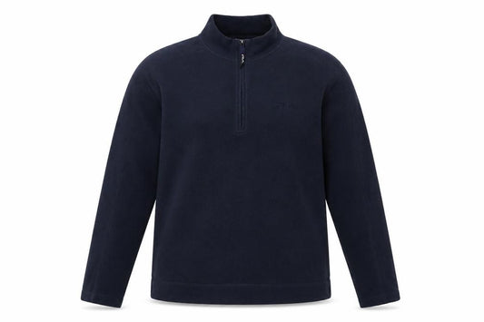 Front view of Fila unisex blue pullover sweatshirt, size S