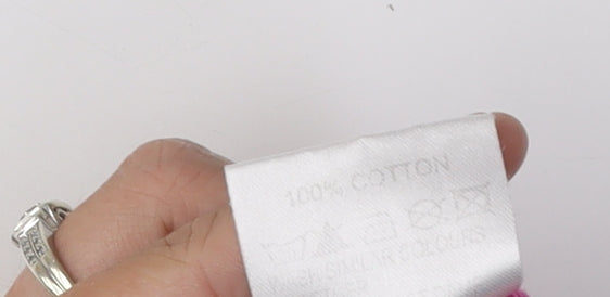 Kangol Women's Pink V-Neck Jumper Size 12