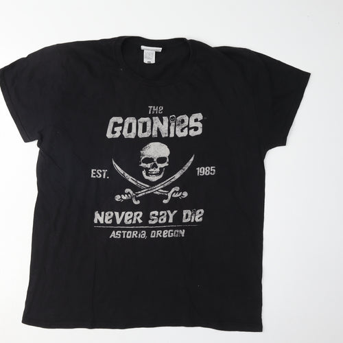 The Goonies Unisex Black T-Shirt L
