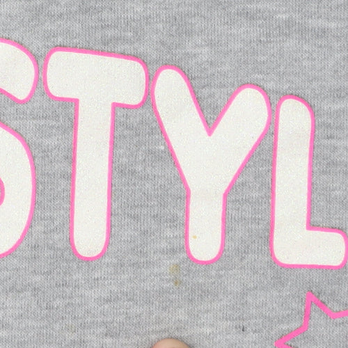 LOL Surprise Girls Grey Hoodie 7-8 Years Pullover with Graphic