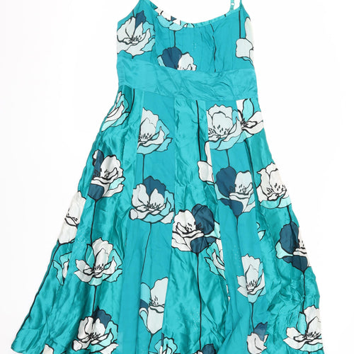 Monsoon Women's Multicoloured Floral Dress Size 10