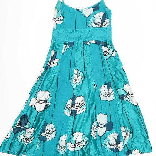 Monsoon Women's Multicoloured Floral Dress Size 10