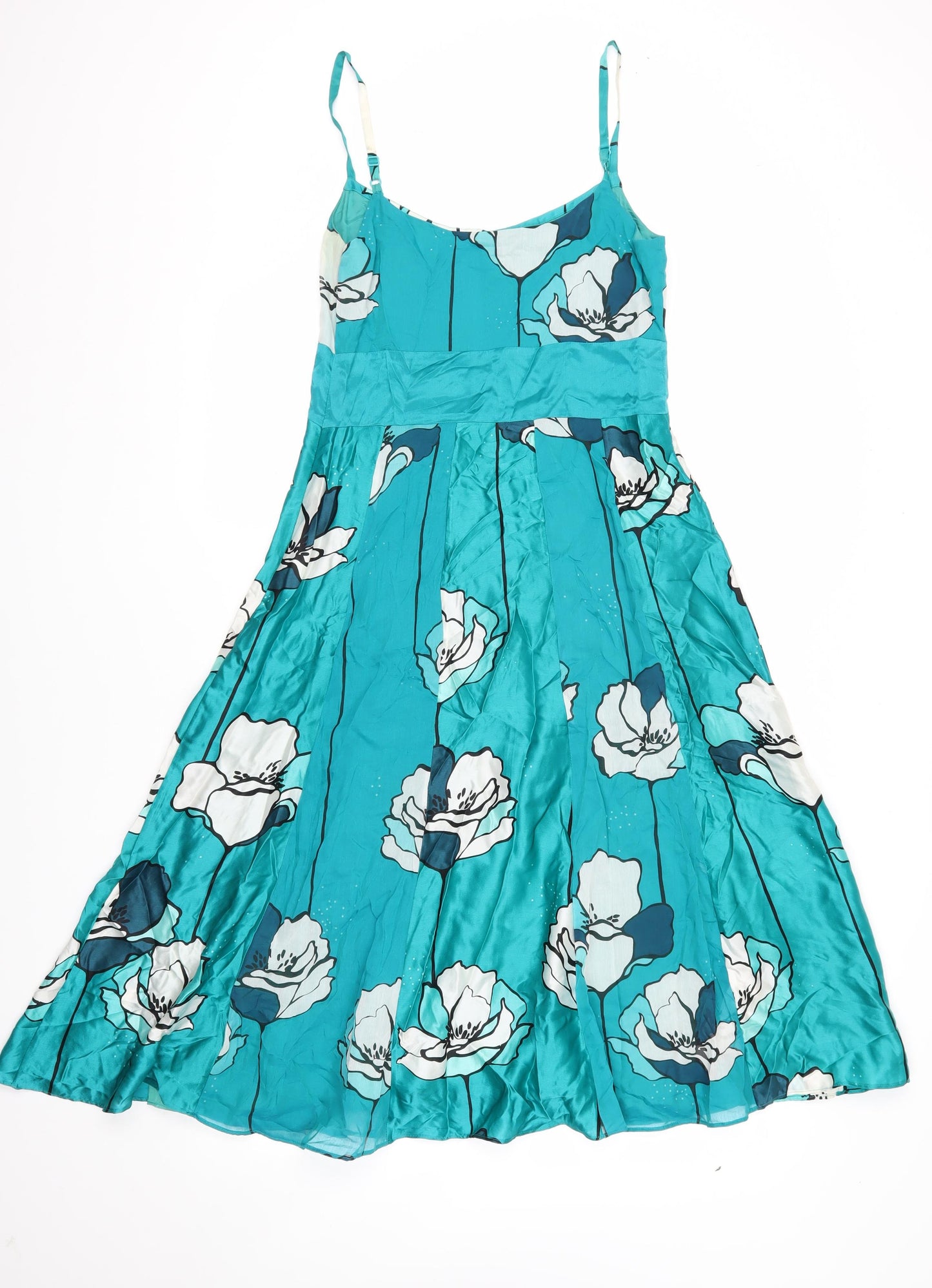 Monsoon Women's Multicoloured Floral Dress Size 10