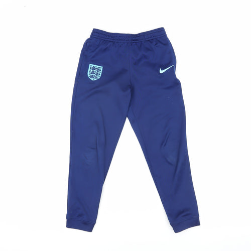 Nike Boys Blue Skinny Trousers for Football, 6-7 Years