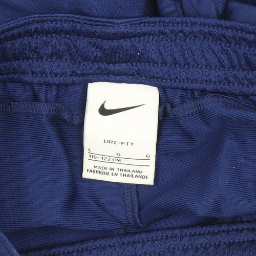 Nike Boys Blue Skinny Trousers for Football, 6-7 Years