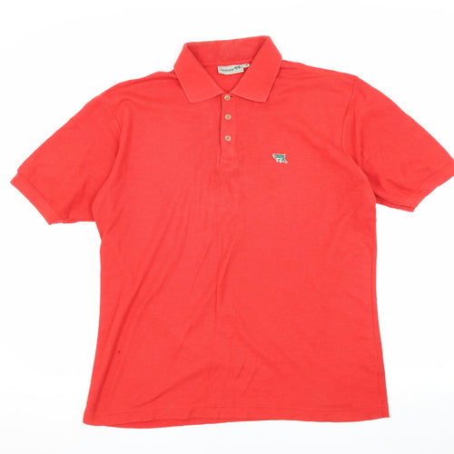 Le Shark Men's Red Polo M Short Sleeve Collared