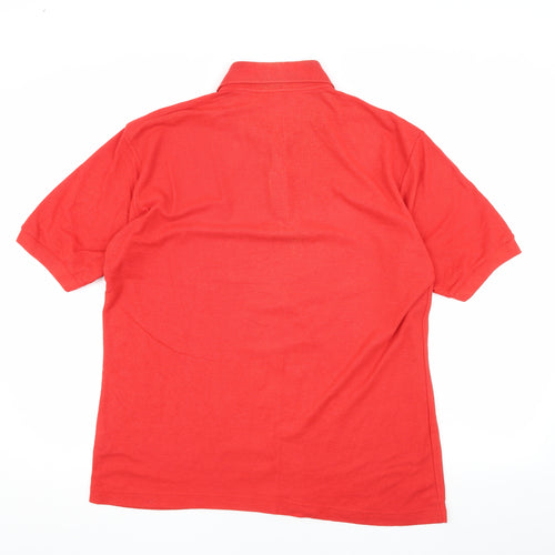 Le Shark Men's Red Polo M Short Sleeve Collared