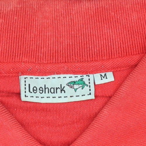 Le Shark Men's Red Polo M Short Sleeve Collared