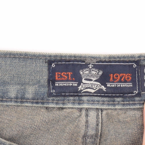 Soulstar Men's Blue Straight Jeans 36R