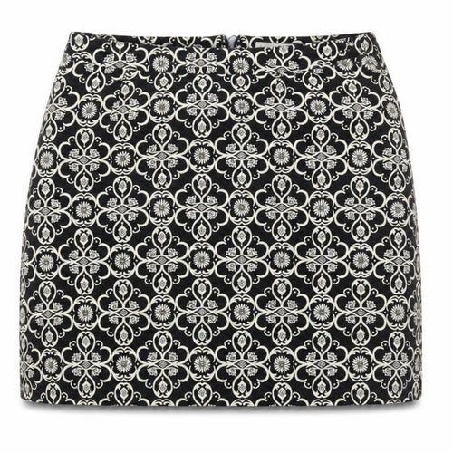 Monsoon Women's Black Geometric Knee-Length Pencil Skirt - Size 12