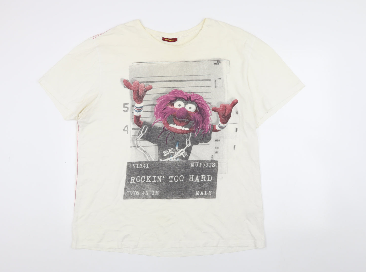 The Muppets Animal Ivory Graphic T-Shirt