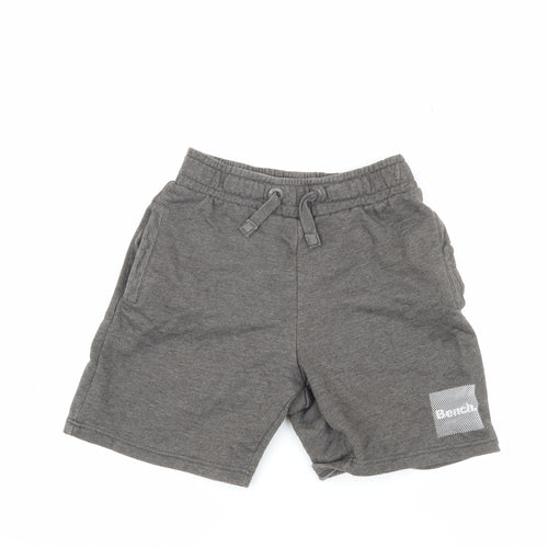 Bench Boys Grey Sweat Shorts 11-12 Years Casual Style