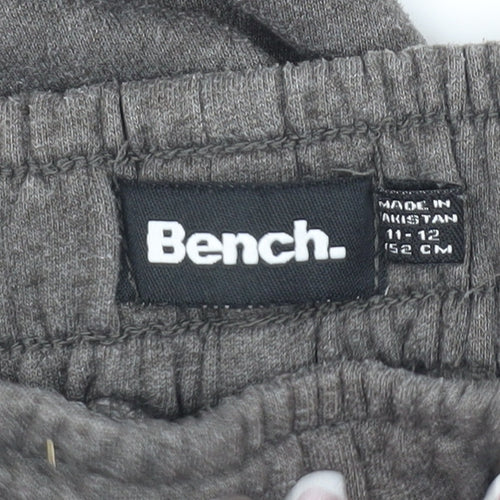 Bench Boys Grey Sweat Shorts 11-12 Years Casual Style