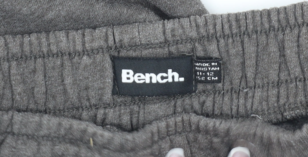 Bench Boys Grey Sweat Shorts 11-12 Years Casual Style