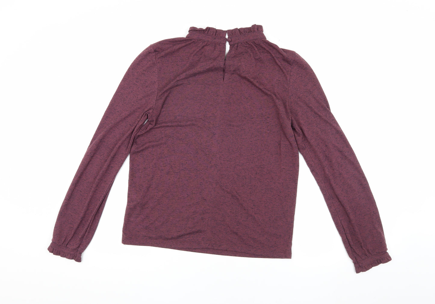 Soaked in Luxury Women's Purple Blouse, Size S, High Neck