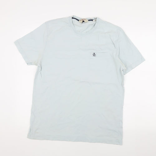 Penguin Men's XL White Cotton Crew Neck T-Shirt